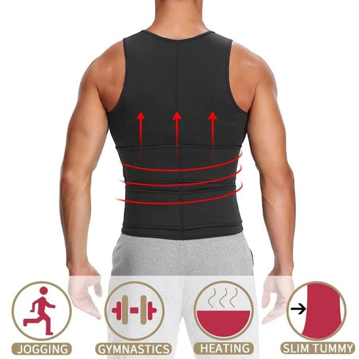 NeckGuard Men’s Sauna Vest